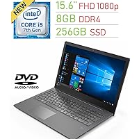 Lenovo Premium 15.6” FHD (1920x1080) Display Laptop PC, Intel i5-7200U 2.5Ghz Processor, 8GB DDR4, 256GB SSD, Backlit keyboard, Bluetooth, DVD-RW, Fingerprint Reader, Windows 10 Pro