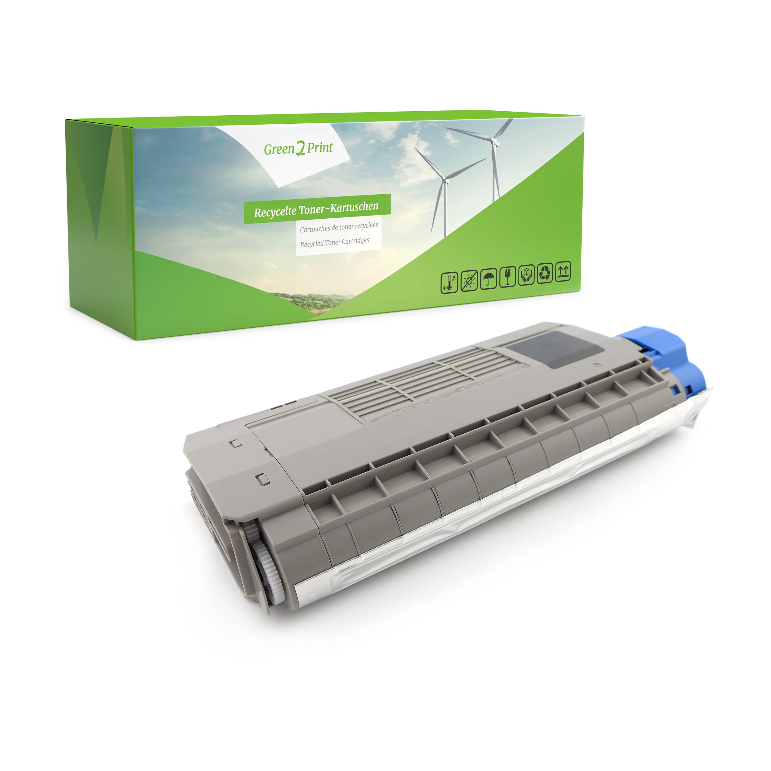 Green2Print Toner black 15000 pages replaces OKI 45396204 Toner cartridge for OKI MC770dnfax, MC770Dnvfax, MC770DN, MC780DFNFAX, MC780DFNVFAX, MC780DFN