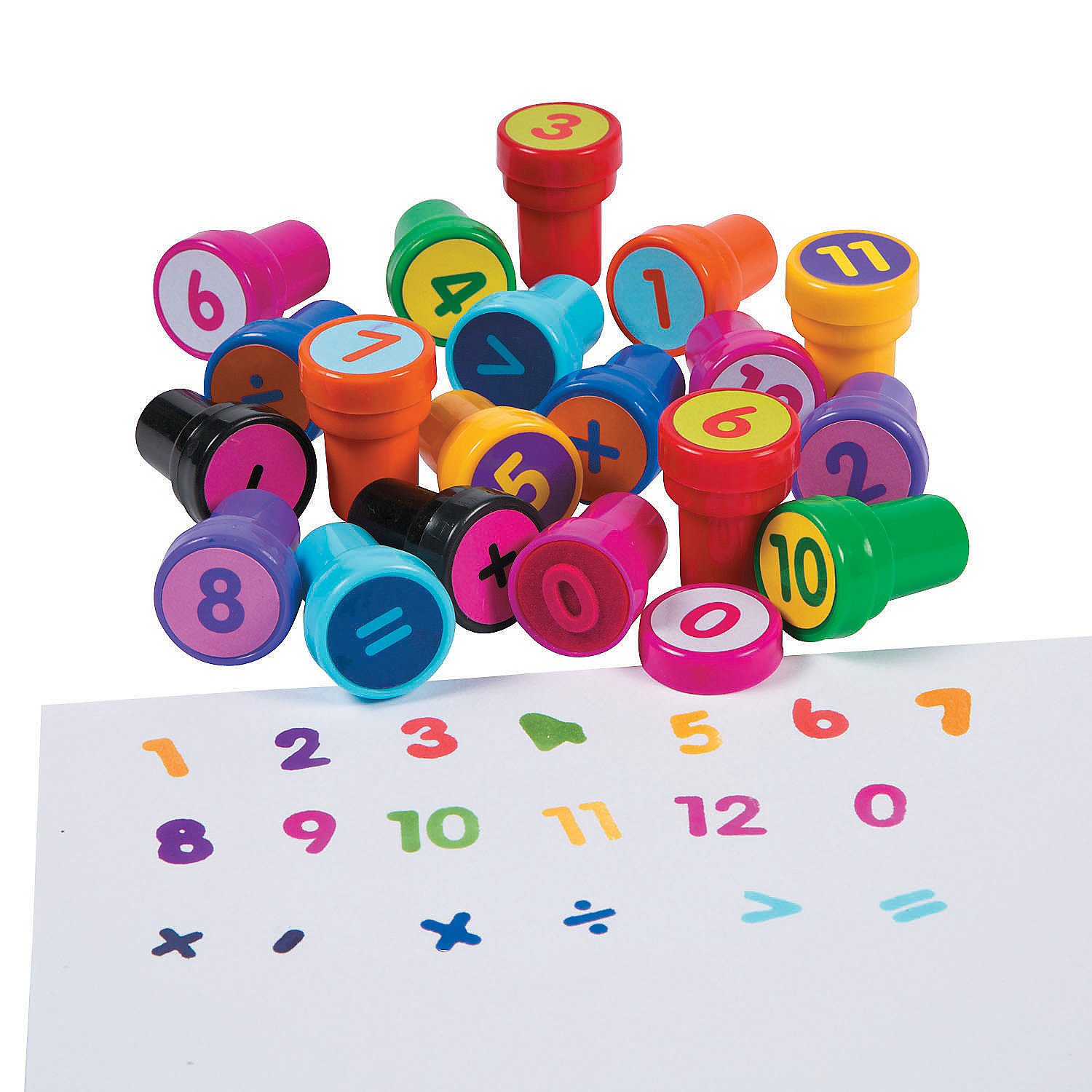 Photo 1 of Math Stampers - 19 Pieces - Educational And Learning Activities For Kids