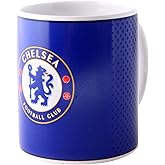 Chelsea FC Official Fade Crest Design Ceramic Mug (One Size) (Blue)