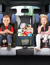YOHOOLYO Car Seat Organiser Backseat Storage 4 Cups 7 Pockets Blue view 2