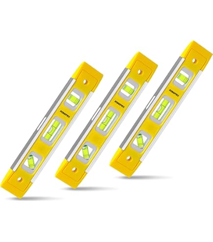 DOWELL 9 Inch Magnetic Box Level Torpedo Level(3PCS),3
