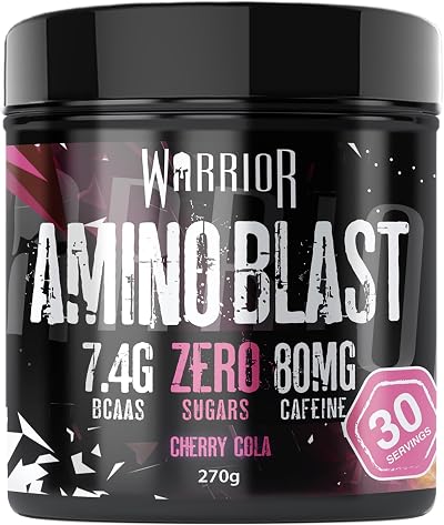 Warrior Amino Blast BCAA Powder 270g Fruit Salad – 5g BCAAs per serving