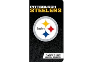 TURNER LICENSING TURNER SPORTS Pittsburgh Steelers 2025 17-Month Pocket Planner - PF (25998890556)