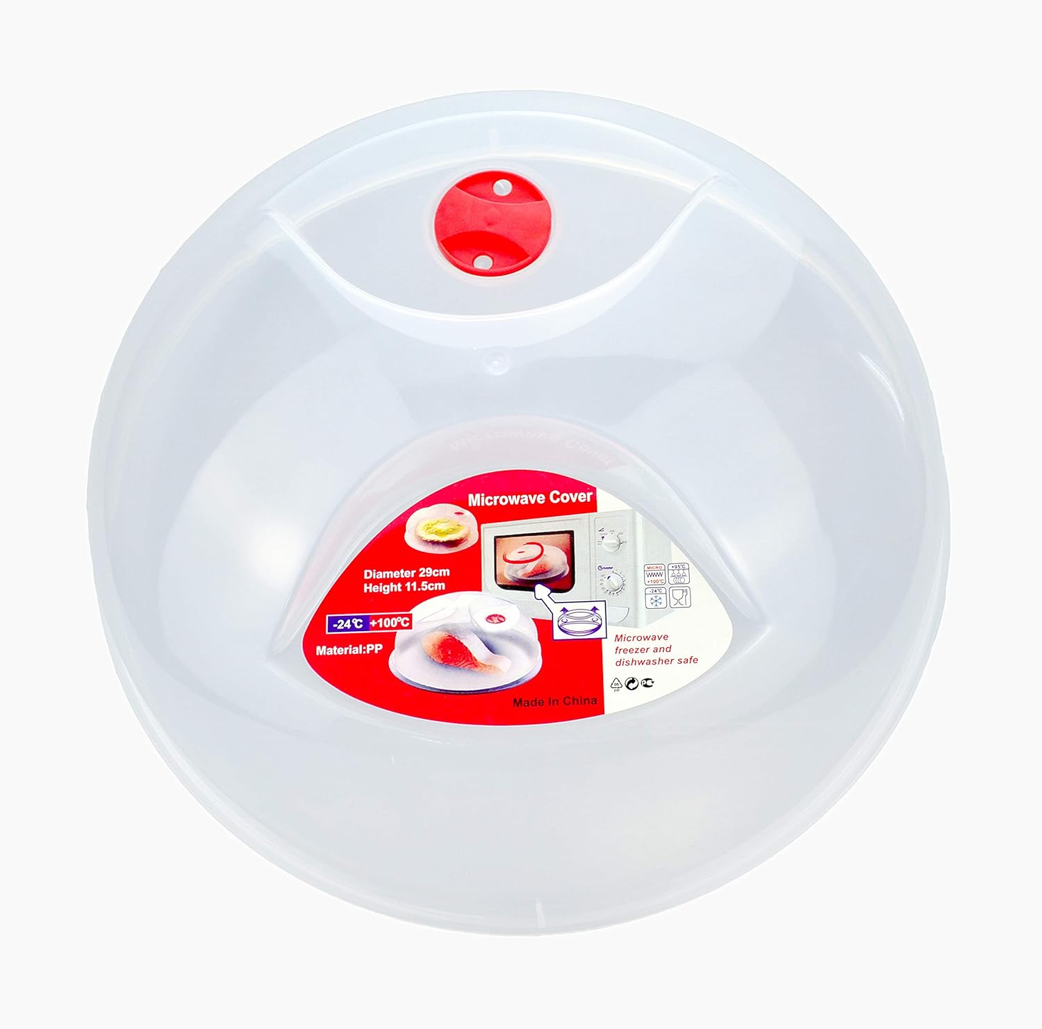 Microwave Plate Cover Easy Grip Mini Microwave Cover