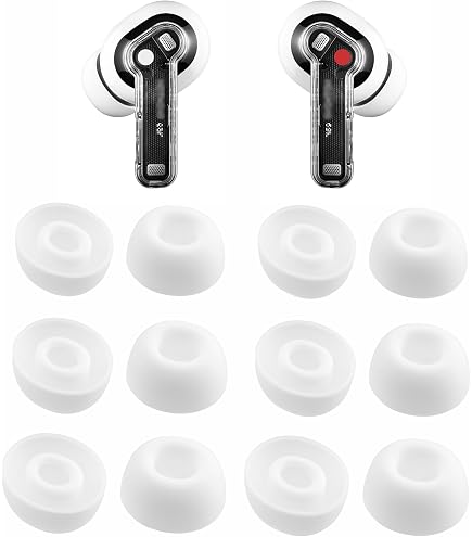 Lot De 6 Embouts En Silicone Pour Nothing Buds Pro 2 - S, M, L - Blanc - 6