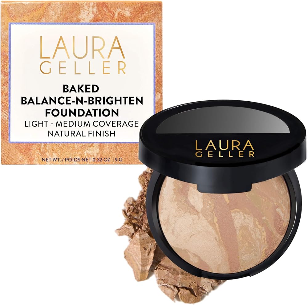 LAURA GELLER Baked Balance-n-Brighten Powder Foundation – Light
