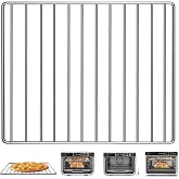 Air Fryer Wire Rack for Ninja Foodi 10 in 1 DT201 DT251 Toaster Oven, Stainless Steel Air Fryer Accessories Grill Rack Baking Rack for Typhur Sync Oven 12 in 1 27QT