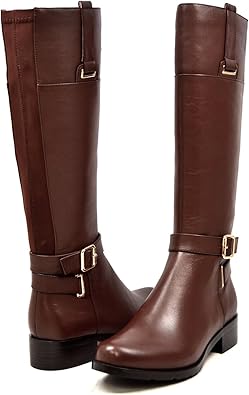 women's slim calf knee high boots
