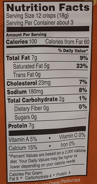 PARM CRISPS CHEDDAR, 1.75 OZ