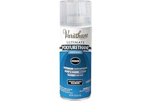 Rust-Oleum Varathane 200081 Interior Crystal Clear Polyurethane Water-Based Spray, Gloss Finish