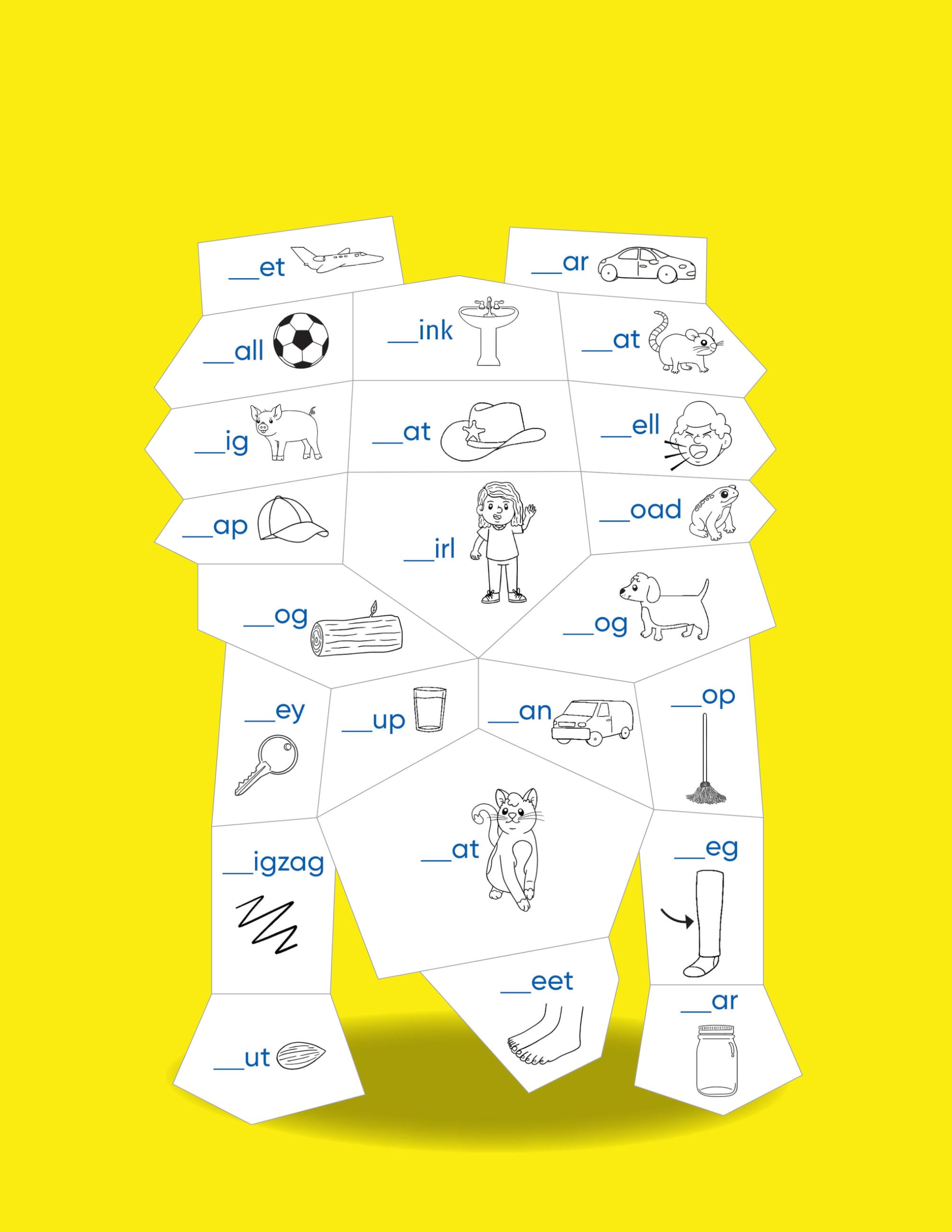 Learn by Sticker: Beginning Phonics: Use Phonics to Create 10 Friendly Monsters!