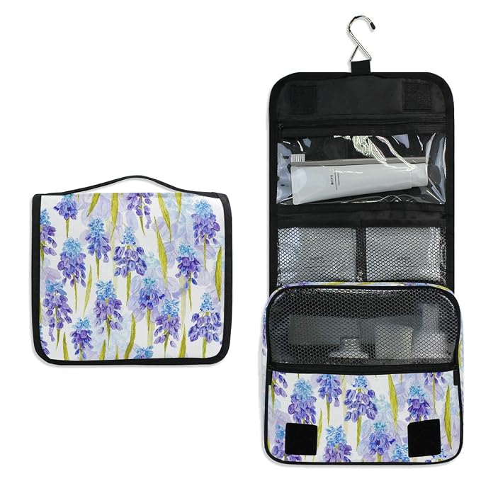 flower toiletry bag