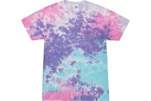 Colortone Adult 100% Cotton Unisex Tie Dye T-Shirts for Men and Women