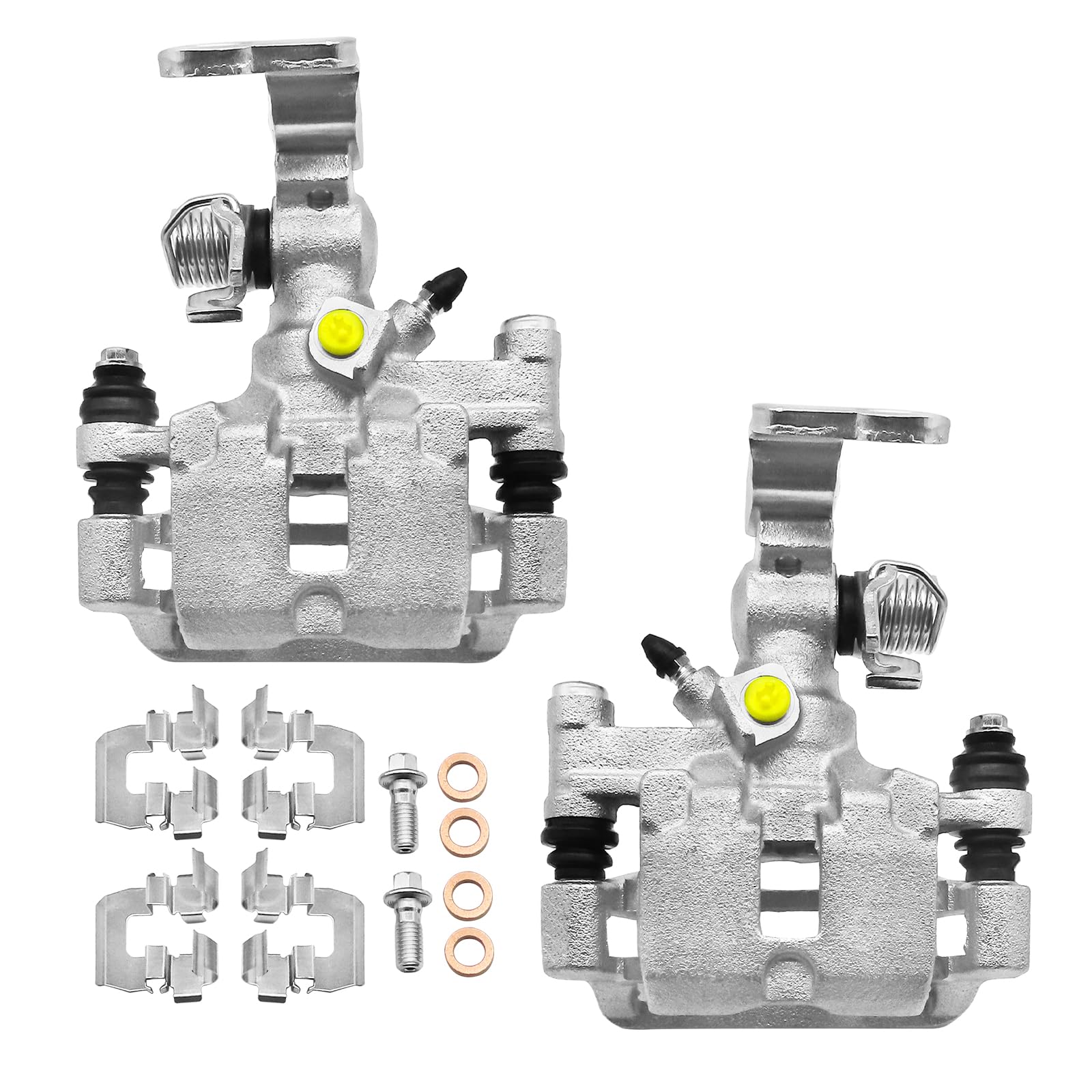 Photo 1 of funire 2x Brake Caliper with Bracket Rear Driver and Rear Passenger Side 18-B4718B & 18-B4719B, Brake Caliper Compatible with 2000-2005 Buick LeSabre, Buick Park Avenue, Pontiac Bonneville