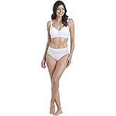 ELLEN TRACY Company Women's Seamless Curves Wireless Floral Print Comfort Bra with Adjustable Straps