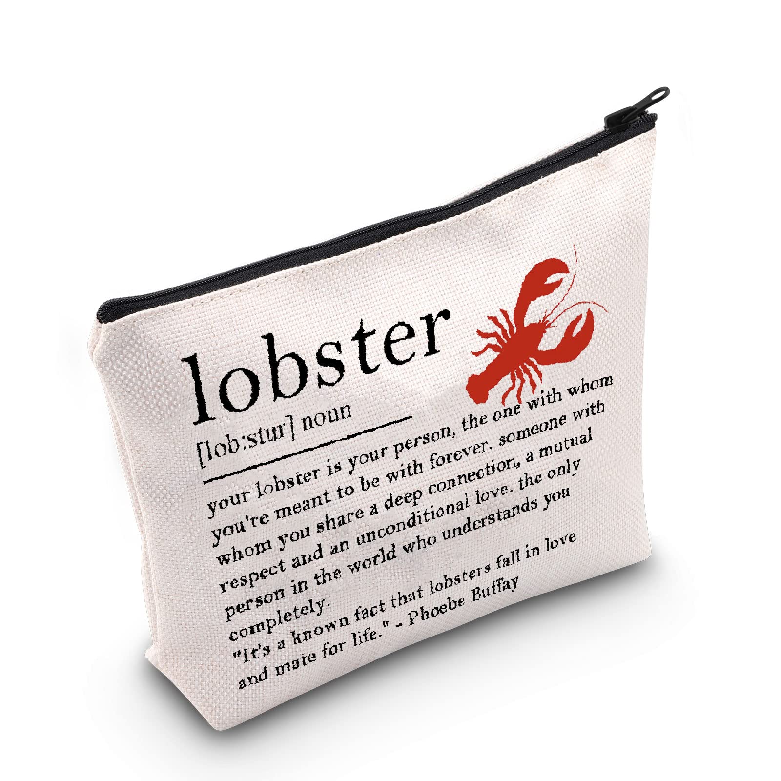 Lobster Lover Gift Lobster Definition Cosmetic Bag Valentines Day Gift (Lobster UK)