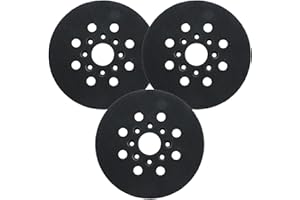 VIKKSAER 3 Pack 5'' 8-Hole Sander Replacement Pads, Replacement for Bosch RS035 RS034, Replacement for Bosch Random Orbit San