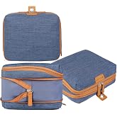 Nordace Travel Packing Organizers Set for Men and Women - 2x Packing Cubes &amp; 1x Wash Pouch - Durable &amp; Water Resistant (Blue)