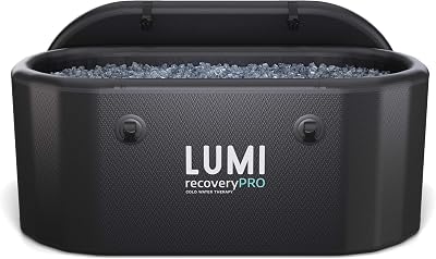 LUMI Recovery PRO Ice Bath Hard-wall Cold Water Therapy 480 Litre Black