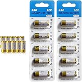 23A 12 Volt Battery, 12V Battery for Remote, Alkalin for Remote Control,doorbell,car Key(10 Pack)