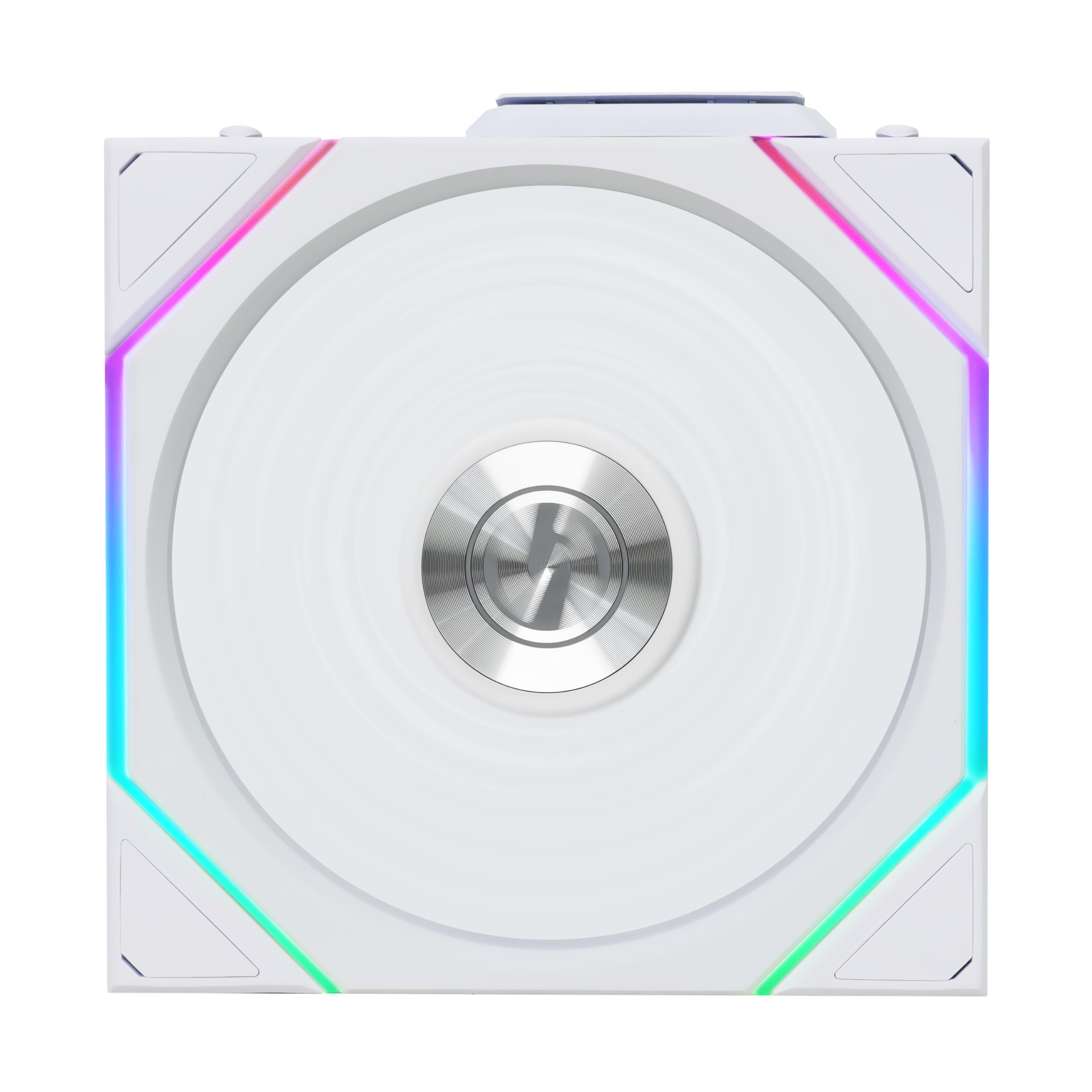 Photo 1 of Lian Li UNI Fan TL - Wireless 120 - Single Pack (Reverse Blade) - 2.4 GHz Wireless Signal for RGB & Fan Control - Infinity Mirror Design - Controller NOT Included & Required - White (12RTL1W1W)