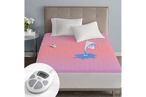Serta Waterproof Heated Mattress Pad - Electric Bed Warmer with 10 Heat Settings, Auto Shut Off Timer, ETL Certified Electric