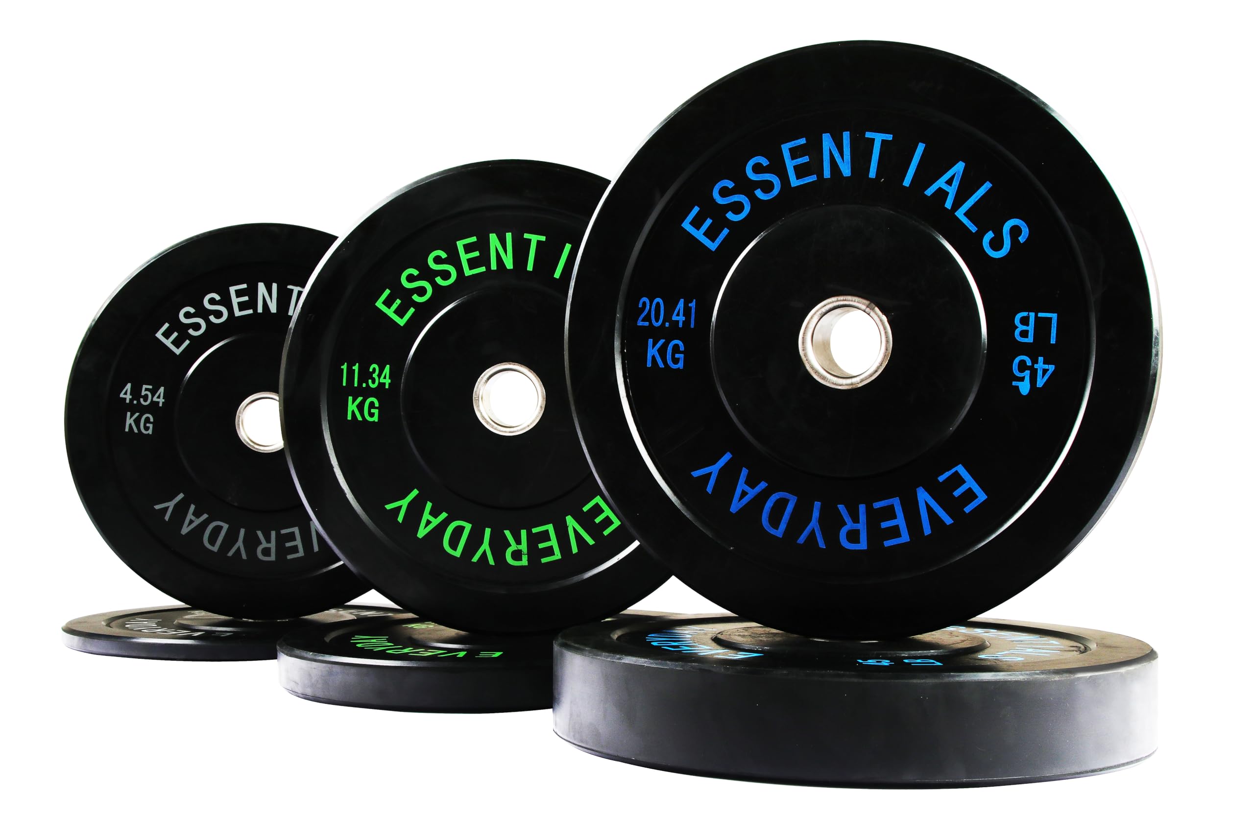 Photo 1 of **** single 10 pound plate***Fitvids 2" Olympic Bumper Weight Plates Set for Strength Training & Weightlifting, 160 LBS, Colored