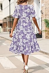 STYLEWORD Women's Summer 2025 Casual Short Sleeve