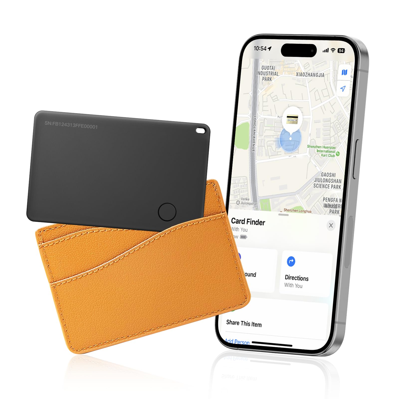 Photo 1 of [Apple MFi Certified] Apple MFi Find My Tracker, iOS Exclusive, 4-Year Battery, IP68 Waterproof, 95dB Alarm, Keys Finder and Item Locator for Keys, Bags, and Passport.?2025 Model?(1 Pick)