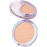 tarte face tape pressed powder – Medium-Coverage Waterproof Powder with Hyaluronic Acid, Snow Mushroom & Peptides to Smooth & Set Makeup, Lightweight, Vegan & Cruelty Free