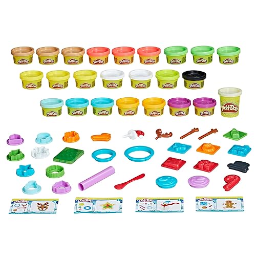 Play-Doh Advent Calendar Toy for Kids Years and Up with Over 24