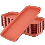 MUKCHAP 12 Pack 15.5 x 6.7 x 1.2 Inch Plastic