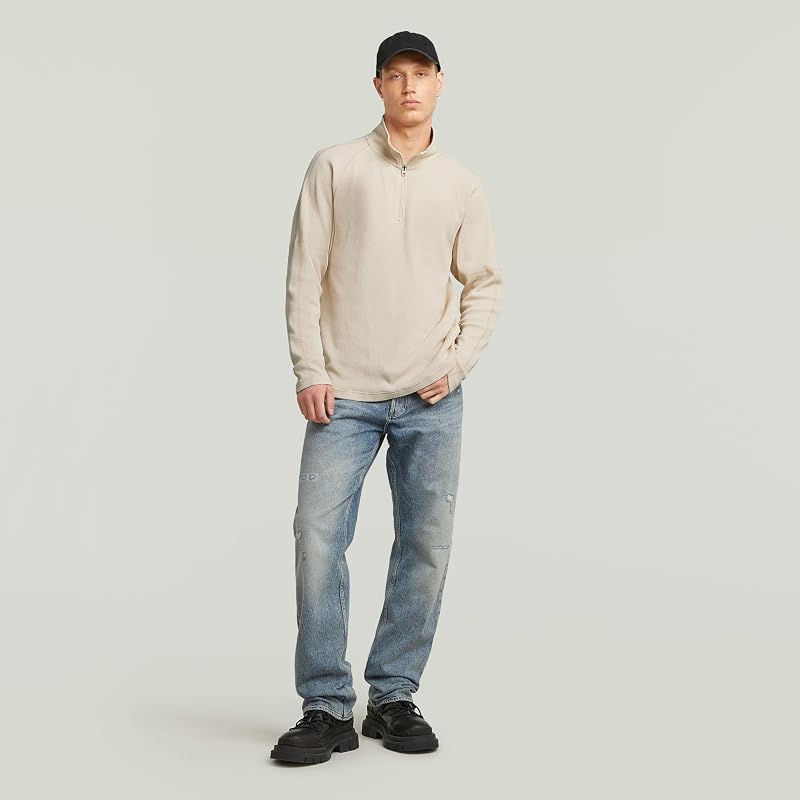 T-shirt Tweeter Homem com Meio Fecho, Branca (dk talc D26866-E176-A488), L