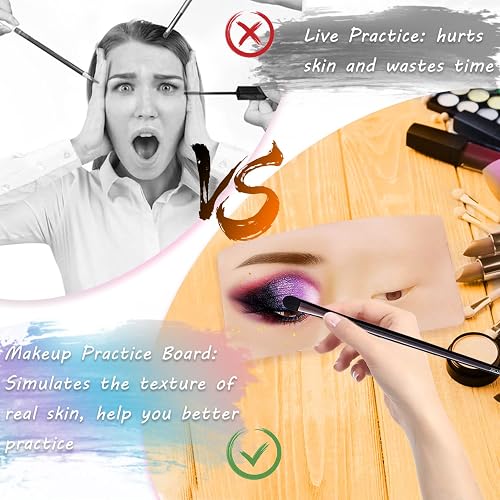 JimKing Make-up Übungsgesicht – Realistische 3D-Silikonhaut Für Wimpern & Make-up