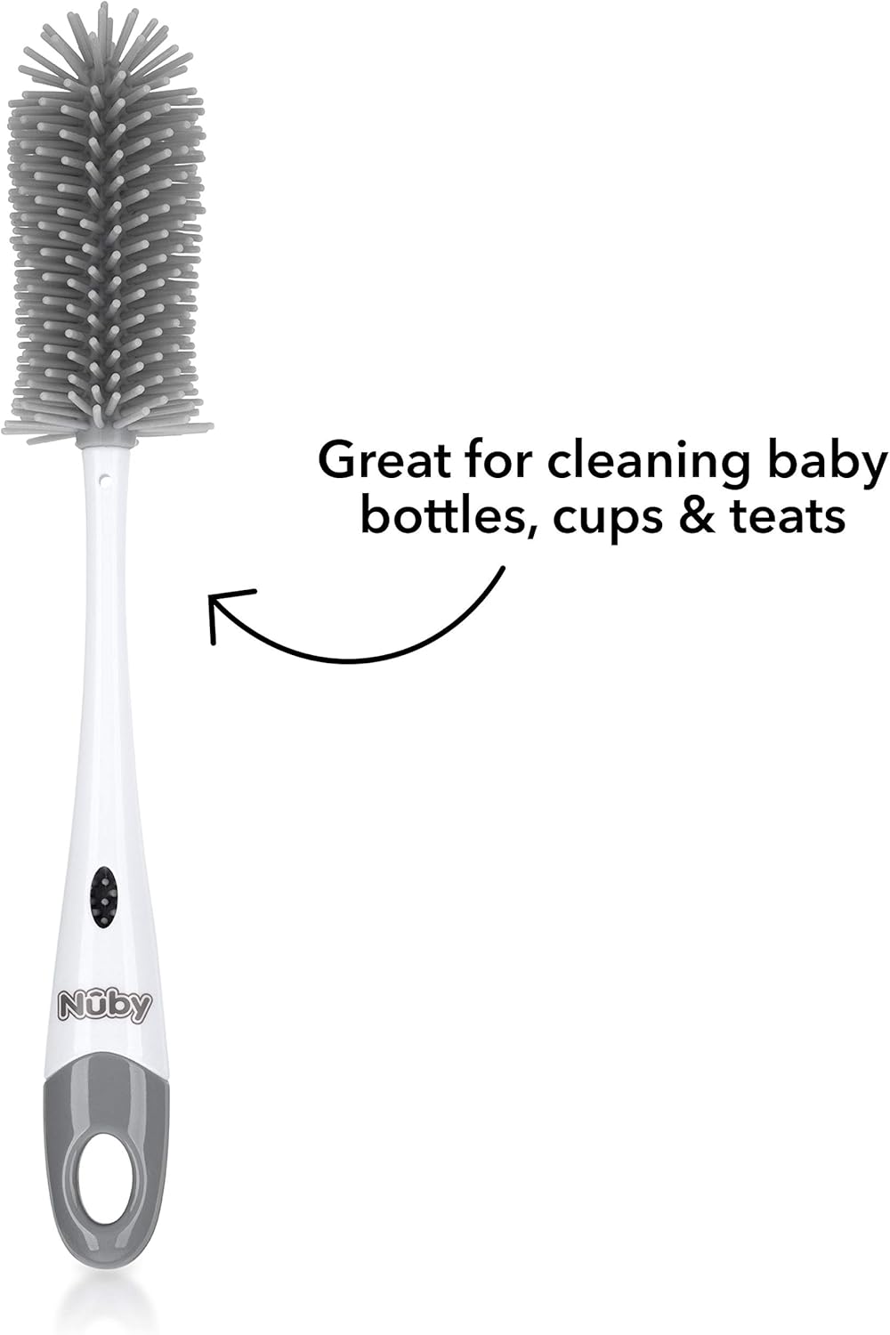 Nuby Newborn Baby Bottle Cleaning Brush - Image 4