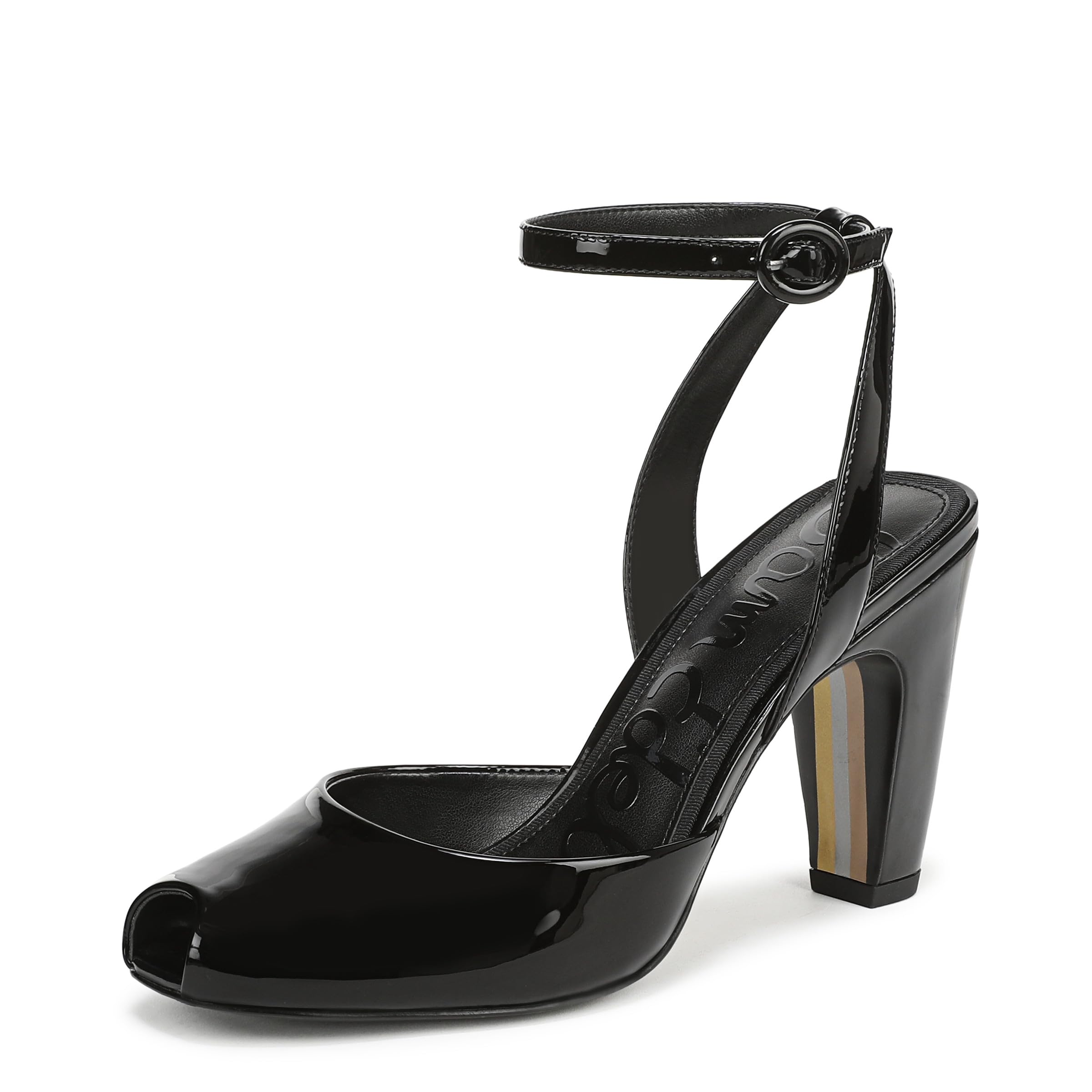 Sam Edelman Women’s Wrenna Heeled Sandal Black 11 M