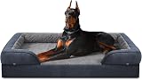JOEJOY Extra Large Dog Bed XXL Orthopedic Waterproof Removable Cover Grey