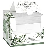 WOWOTEX Disposable Face Towel Biodegradable Large Dry Wipes 60 Count/Box Extra Thick Soft Clean Facial Towels for Sensitive S