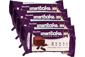 Keto Cakes, Keto Cupcakes, SmartCake, 0 Carbs, Smart Baking Company, Gluten Free, Non-GMO, Low Carb (Chocolate, 4 Packages)