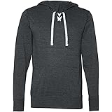 mens lace up hoodie