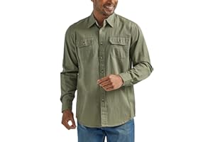 Wrangler Authentics Men's Long Sleeve Classic Woven Shirt