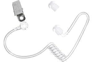 Skeleteen Secret Spy Earpiece Headphones - FBI CIA Secret Service Security Guard Ear Piece Costume Accessory for Kids