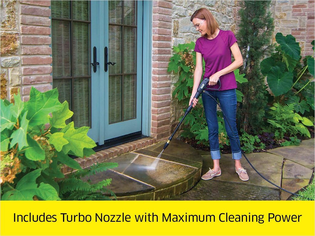 Karcher K1700 Electric Power Pressure Washer 1700 PSI TruPressure, 3-Year Warranty, Turbo Nozzle Included, Yellow : Garden & Outdoor