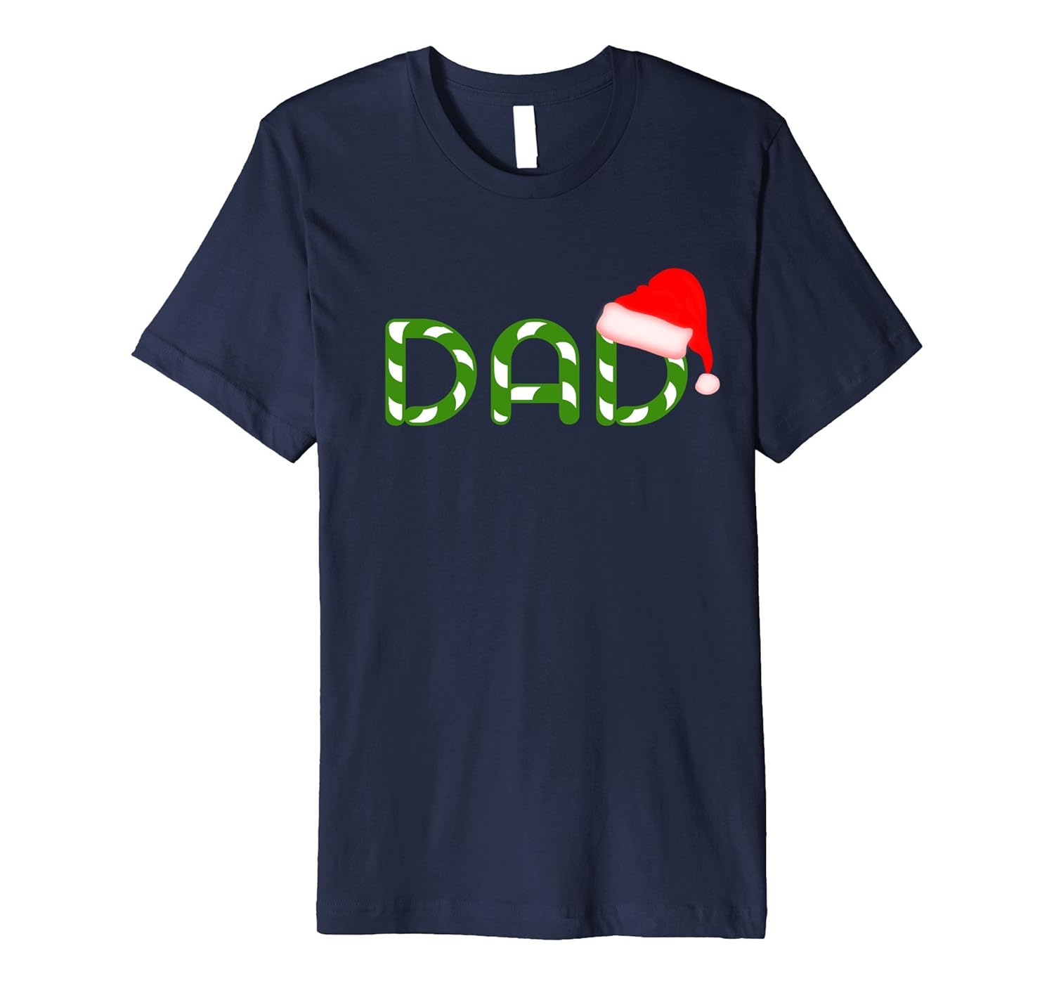 Mens Dad Christmas Santa Family Matching PJ Candy Cane TShirt-ANZ
