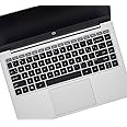 Keyboard Cover Skin for HP Envy 2-in-1 14t-es000 14-es1013dx/es0013dx/es0033dx, HP Pavilion x360 2-in-1 14" Touch Screen Laptop 14m-dw0013dx/dw0023dx/dw0033dx/dw1013dx/dy0013dx 14-dv0097nr-Black