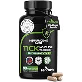Zenmen Tick Immune Support Supplement - Improved Formula, Made in The USA | Japanese Knotweed, Sweet Wormwood, Cat's Claw, Chinese Skullcap, Cryptolepis Sanguinolenta - 90 Vegan Capsules