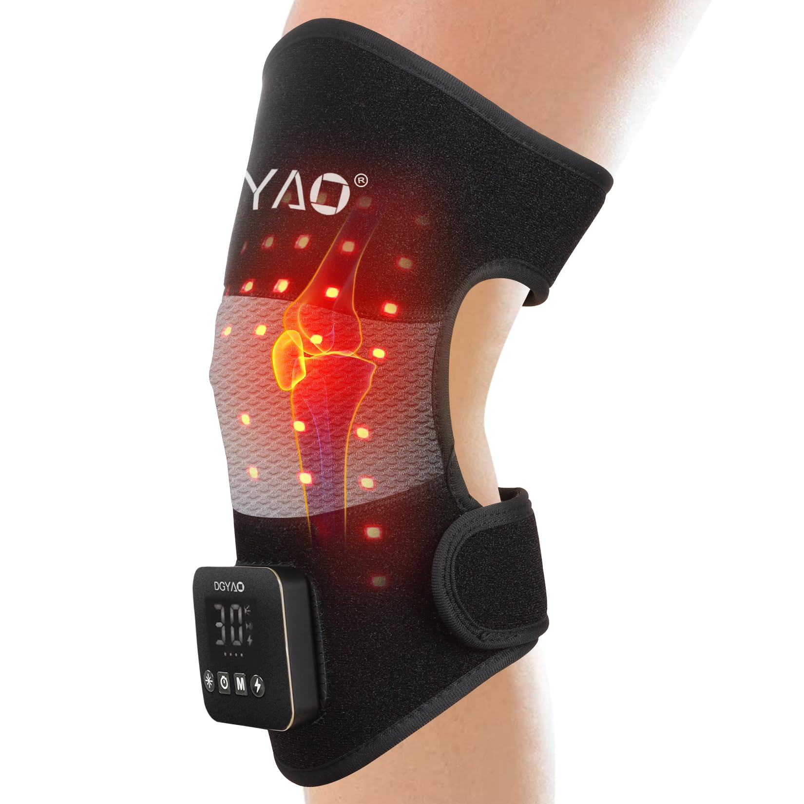 Mua D MAX Cordless Red Light Therapy Knee Wrap, 3 in 1 Near Infrared Therapy Wrap with Battery