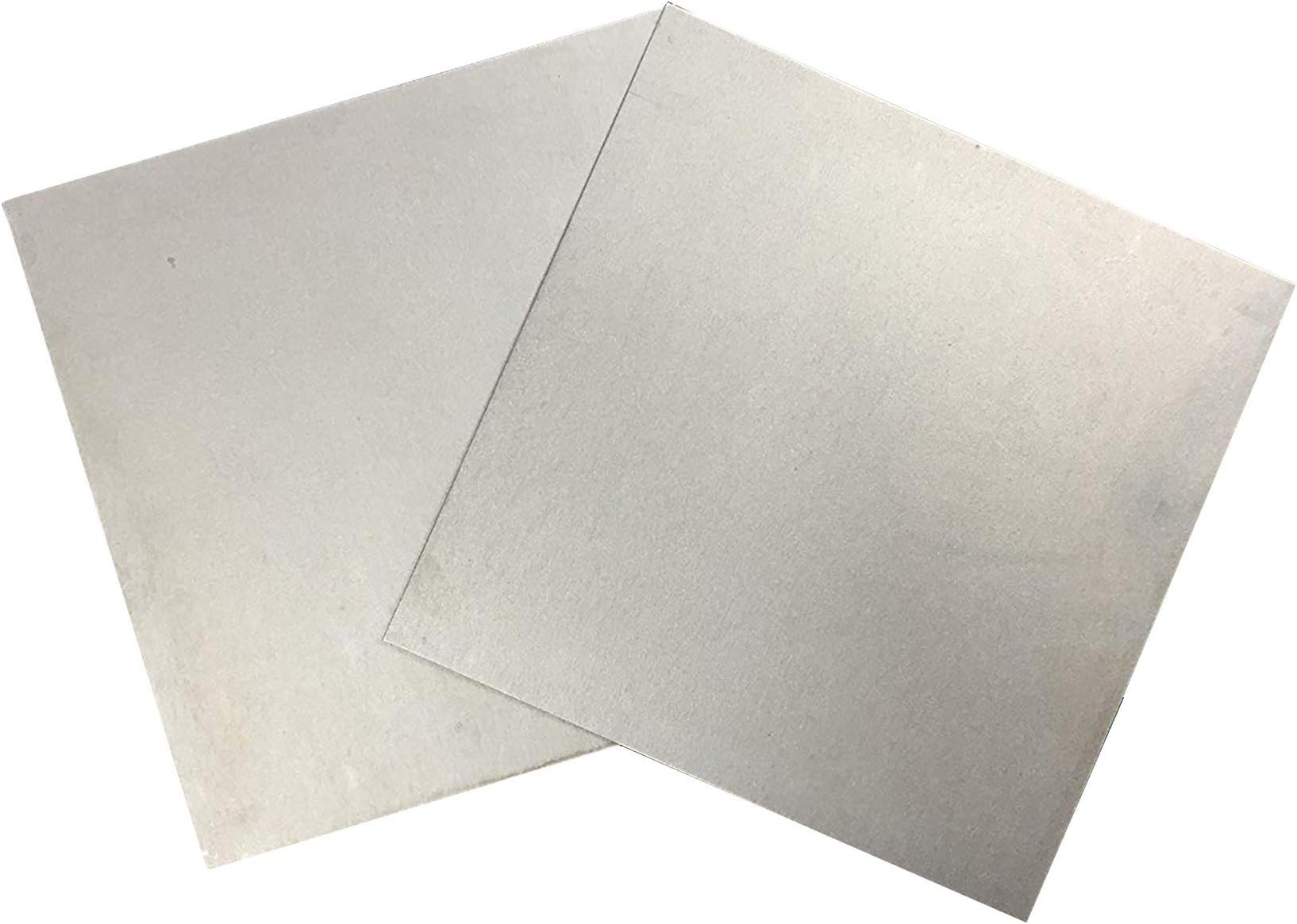 Tungsten Sheet/Plate 6"x6"x0.02", Unpolished (qty2)