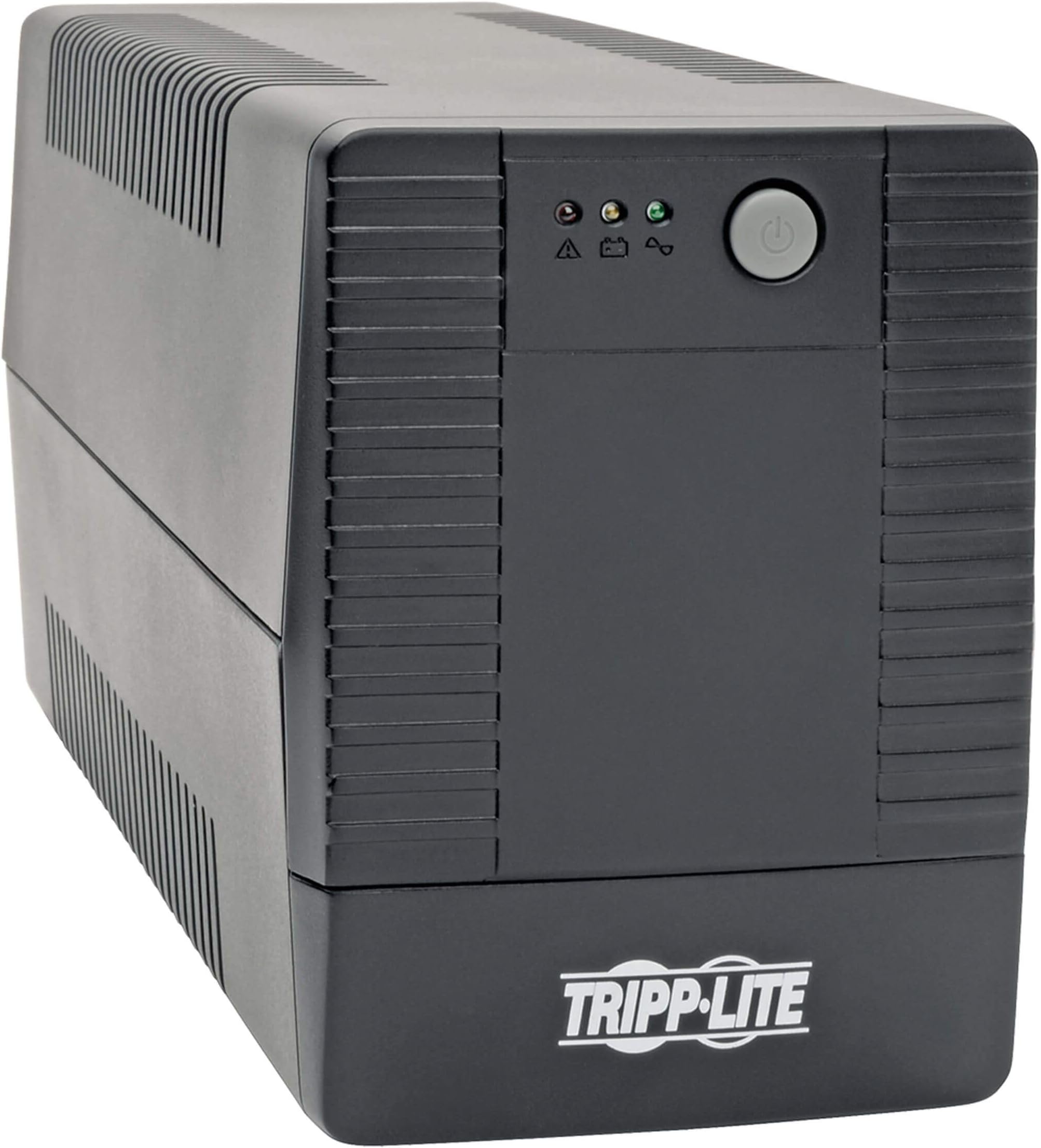 Tripp Lite 650VA UPS Battery Backup, Line Interactive UPS, Automatic Voltage Regulator, 6 Outlets, USB Connectivity, 480W, 120V, 50/60 Hz, Tower (AVRT650U)